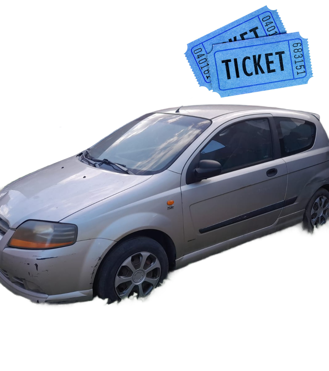 Ticket para sorteo coche valorado en 2.000€