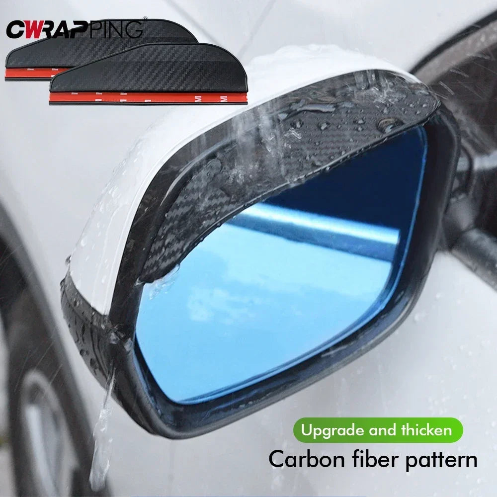 Protector fibra de carbono para espejo retrovisor